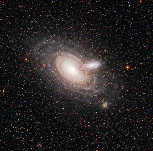 space-pics:  Overlapping Galaxies 2MASX J00482185-2507365 by