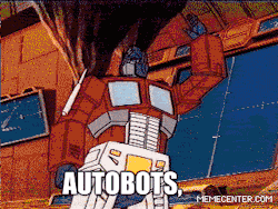 finofilipino:  Autobots, transfórmense, ¡y avancen!