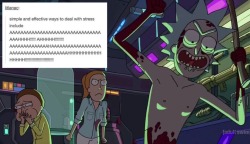 theboogeywoman:  so i got bored so heres some rick and morty
