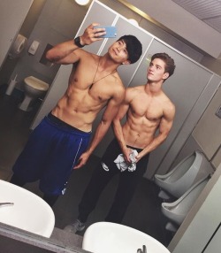 hotfamousmen:  Peter Sudarso and Nico Greetham  