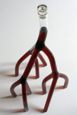 itscolossal:  Stranger Wine: Hand-Blown Glass Wine Decanters