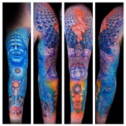 Alex Grey inspired ink