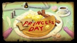   Princess Day - title card designed by Seo Kim painted by Nick
