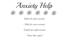 for a more detailed description of this breathing exercise, go