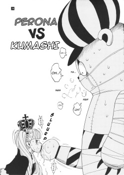 hentai0verload:  Perona vs KumashiPart of a One Piece doujin