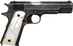 peashooter85:  Engraved Colt Model 1911 owned by Colt President