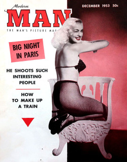 Dardy Orlando appears on the cover of the December 1953 issue