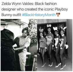 lagonegirl:  Black History Month:   Zelda Wynn Valdes    You