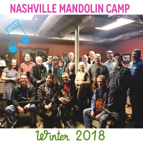 <p>A rainy, beautiful weekend of mandolin love. This photo is missing a few people because they had to travel early or because they only taught on Saturday (looking at you, awesome @ashbyfrank) but you can still get a general idea of how fabulous they are. #nashvillemandolincamp #nashvilleacousticcamps #mandolin #bluegrass #swing #oldtime  (at Fiddlestar)</p>