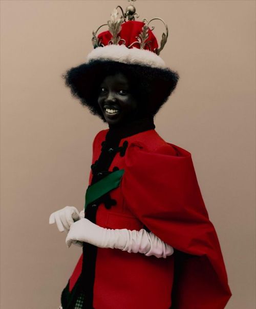 modelsof-color:Akuol Deng Atem by Rafael Pavarotti for System