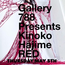hajimekinoko:  I will do my exhibition “Red” in Baltimore.