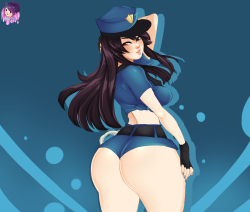 Hey guys! I forgot to upload separately Halloween Ama (as a bootycop)!High-res