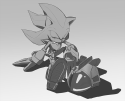 e-vay:  artsiestephdraws:  good-sonic-shit:  Zhadow by asureTODDIt