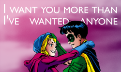 asexualdamian:   DC  Comics Graphic Challenge (1/10 Ships) 