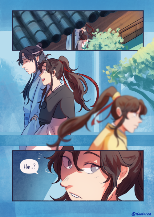 aimthrice:  praise (21pgs) - ft. doting uncles, a flustered nephew,