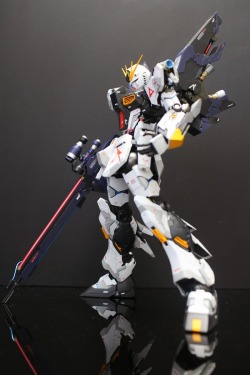 mechaddiction:  MG 1/100 nu Gundam Ver. Ka - Custom Build - Gundam
