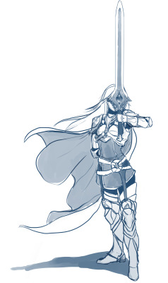 fsnowzombie:  Armored Lady MondayLucina in her great lord armor!