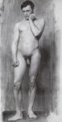 Standing Frontal Nude (1897), Henry James Haley