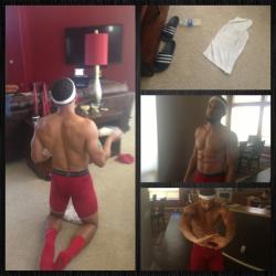 charlibal:  Shaun T in red tights Smash or Pass ???