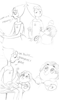 purplethinks:  This was a super rough comic I sketched in my