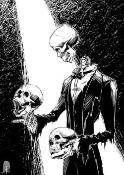 killedtheinnocentpeople:  Macabre Juggler by Lelia. 