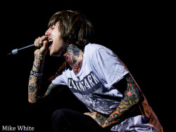 mitch-luckers-dimples:  Oli Sykes - Bring Me The Horizon @ Brixton