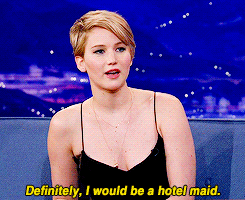 jenniferlawrencedaily:  What would you be doing if you weren’t