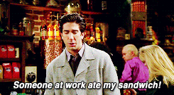innerflame:  Knock-knock. Who’s there? Ross Geller’s lunch.