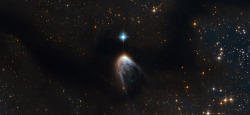 just–space: Violent Birth Announcement from an Infant Star