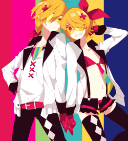 fuckyeahkagamine-twins:  ヨイヨイヨイ