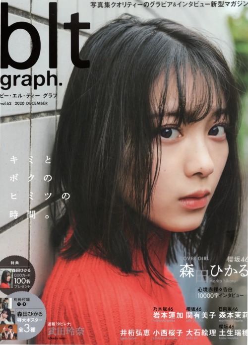 kyokosdog:Morita Hikaru 森田ひかる, B.L.T Graph 2020.12歳/Age: