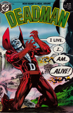 Deadman No. 7 (DC Comics, 1985). Cover art by Neal Adams.From