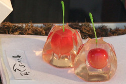 kitsunenomen:  Sakuranbo: Japanese cherry encased in flavored