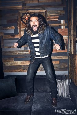 celebsofcolor:Jason Momoa for The Hollywood Reporter