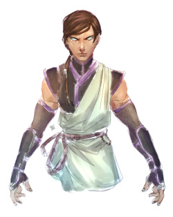 denimcatfish:  Messy color concept ish of evil Korra… was thinking