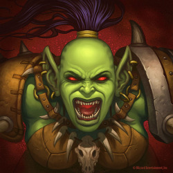 jimnelsonart:  Two more of my Hearthstone illustrations from