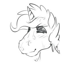 boyfriend anthro horse head attempt haha