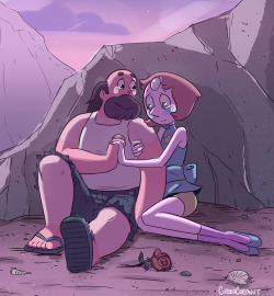 Commissioned Greg/Pearl piece. I had fun drawing this, thanks