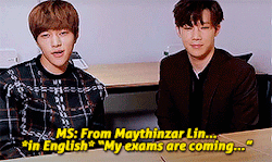 gyuzizis:  myungsoo and sunggyu’s message to the inspirit with