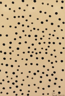 dappledwithshadow:  Yayoi KusamaDOTS ACCUMULATION NO. 31 Dimensions: