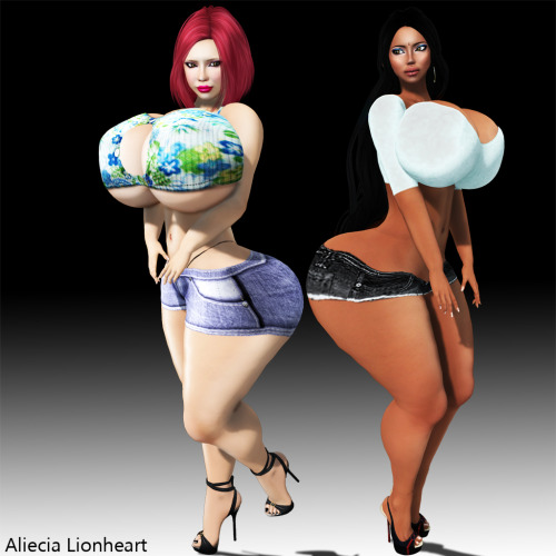 alilionheart:  Gala and Lola is there anything else that needs to be said  awwww yeah! sweet curves
