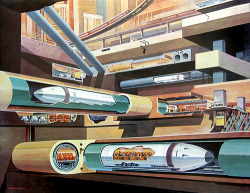 retrosci-fi:  “1950’s - future high speed travel via tubes”