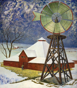 peira:  Jenne Magafan:  The Windmill (c.1937) via Smithsonian