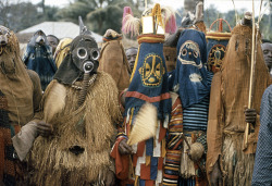 ukpuru:Igbo mask dancers performing during the Onwa Asaa festival,
