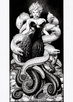 brianmichaelbendis:  Ursula The Sea Witch by Arthur Adams