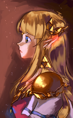 tellie-tale:   More doodling so I ended up drawing Albw Zelda.