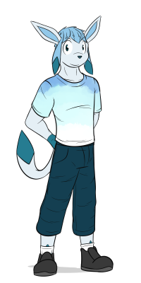 Anthro Glaceon