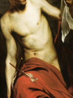 thehyperthreshold: maitsu:  Saint john the baptist in the wilderness,detail.1624-25