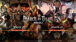 erensjaegerbombs: FUNimation has announced an Attack on Titan