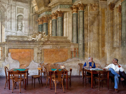 natgeotravel:  A painted mural brings Italian architecture inside